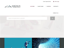 Tablet Screenshot of magnusmanagement.com